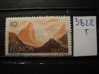 Фото марки Франц. Реюньон 1947г **