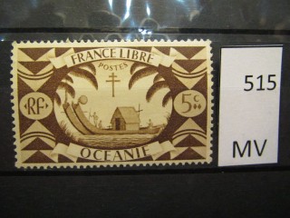 Фото марки Франц. Океания 1942г *