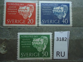 Фото марки Швеция 1961г серия *