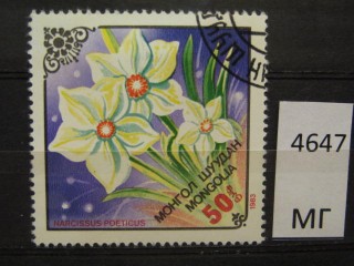 Фото марки Монголия 1983г