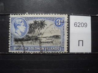 Фото марки Брит. Соломоновы острова 1939г