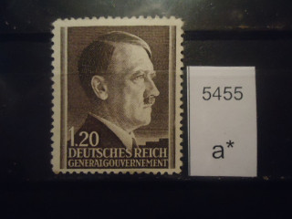 Фото марки Германская оккупация Польши 1942-44гг **