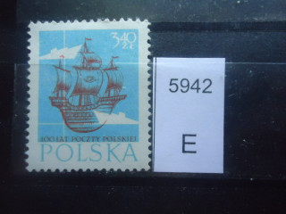 Фото марки Польша 1958г *