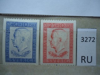Фото марки Швеция 1952г *