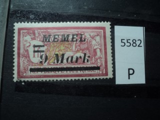 Фото марки Германская оккупация Мемеля 1922г *