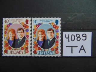 Фото марки Британский Джерсей серия 1986г **