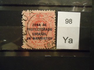 Фото марки Испан. Марокко надпечатка