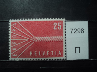 Фото марки Швейцария 1957г **