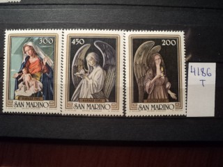 Фото марки Сан Марино серия 1982г **