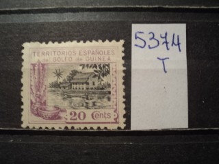 Фото марки Испан. Гвинея 1924г *