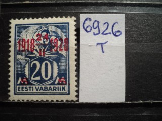 Фото марки Эстония 1928г *