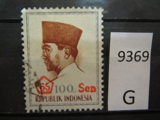 Фото марки Индонезия 1966г