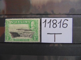 Фото марки Британская Св. Люсия 1936г **