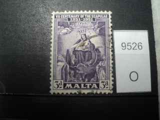Фото марки Мальта 1951г