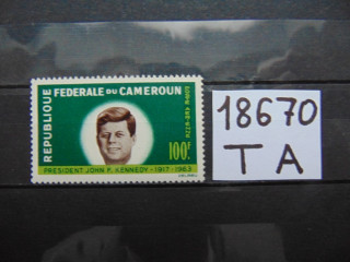 Фото марки Камерун марка авиапочта 1964г **