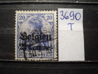 Фото марки Германская оккупация Бельгии 1914г