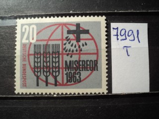 Фото марки Германия ФРГ 1963г **