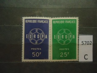 Фото марки Франция 1959г серия **