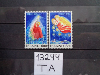 Фото марки Исландия серия 1983г **