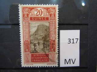 Фото марки Франц. Гвинея 1922г