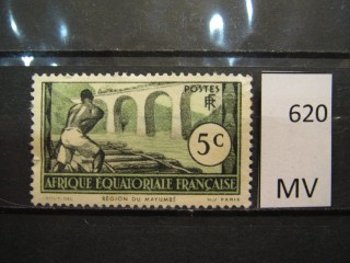 Фото марки Франц. Экваториальная Африка 1937г *