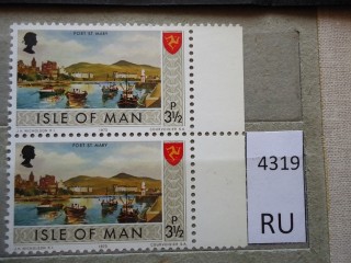 Фото марки Остров Мэн 1973г пара **