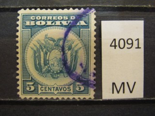 Фото марки Боливия 1933г