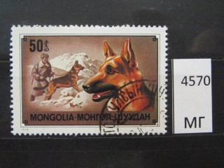 Фото марки Монголия 1977г