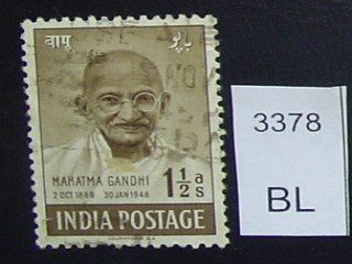 Фото марки М.Ганди 1948г