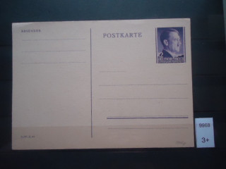 Фото марки Германия Рейх 1944г почтовая карточка **