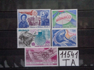 Фото марки Монако подборка одиночных марок 1978-83 **