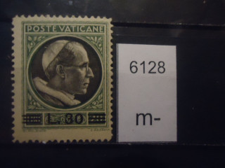 Фото марки Ватикан 1945г (5,5€) надпечатка **
