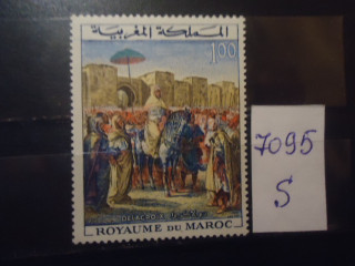 Фото марки Марокко 1964г **