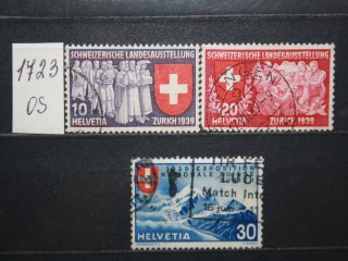 Фото марки Швейцария 1939г серия