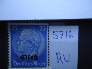 Фото марки Германская оккупация Франц. Эльзаца **
