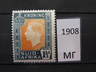 Фото марки Южная Африка 1937г *