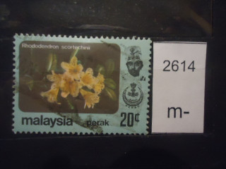 Фото марки Малайзия шт Перак 1979г