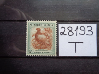 Фото марки Британская Самоа 1952г **