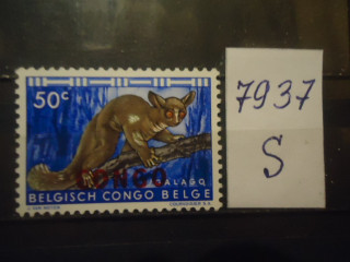 Фото марки Бельгийское Конго надпечатка *