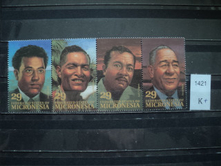 Фото марки Микронезия сцепка 1993г **