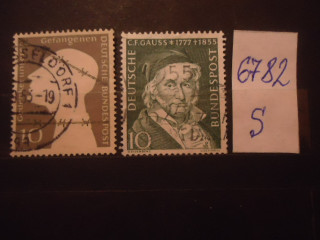 Фото марки Германия ФРГ 1953-55гг