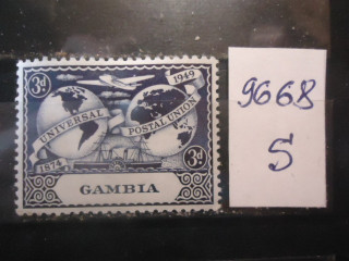 Фото марки Брит. Гамбия 1949г *