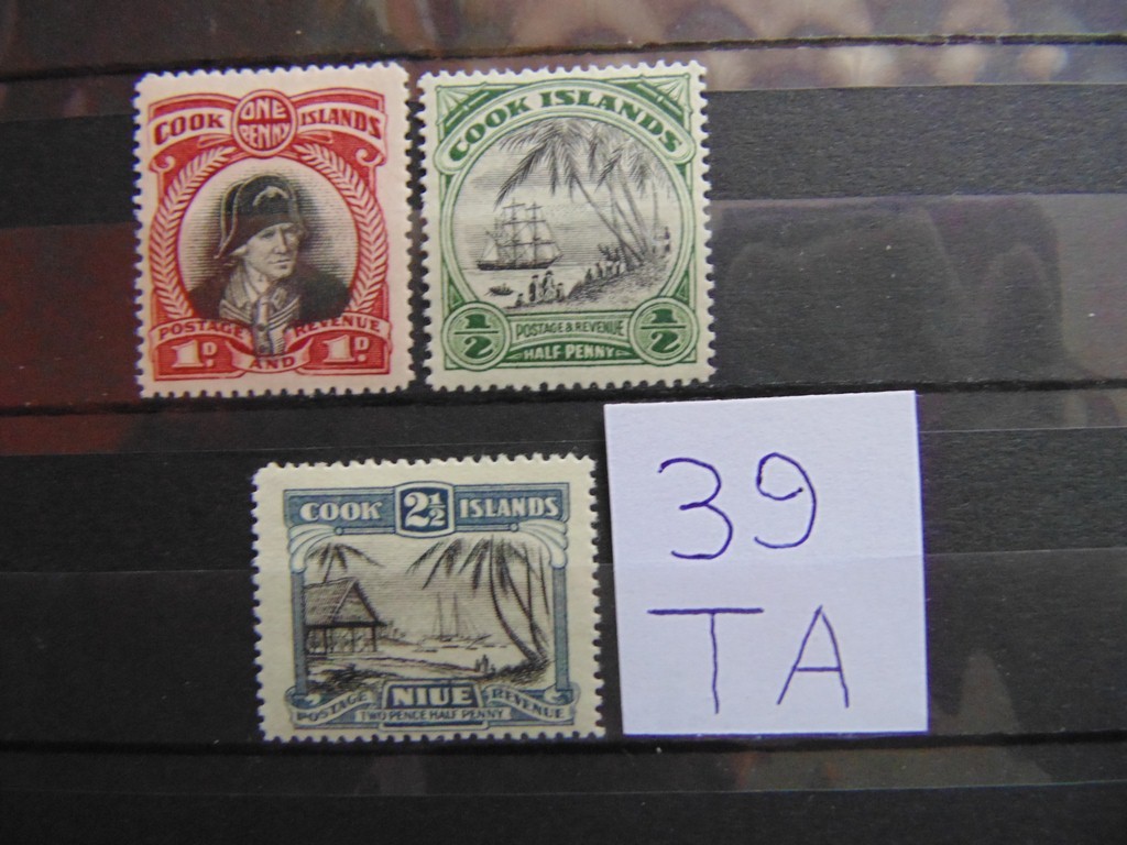 Фото марки Кука острова 1932г *