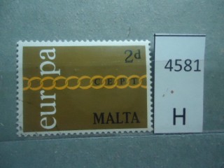Фото марки Мальта 1971г **