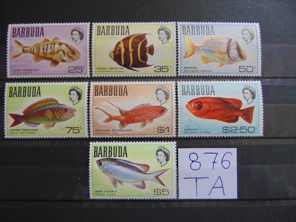 Фото марки Барбуда 1968г **
