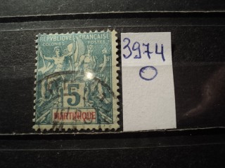 Фото марки Франц. Мартиника 1882г