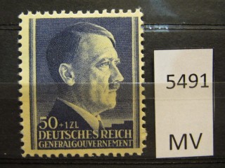 Фото марки Германская оккупация Польши 1942г *