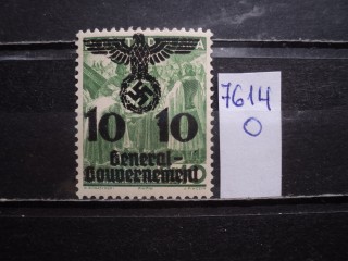 Фото марки Германская оккупация Польши 1940г **