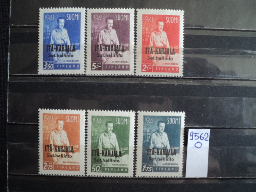 Фото марки Финляндия. Оккупация Карелии серия 1942г *