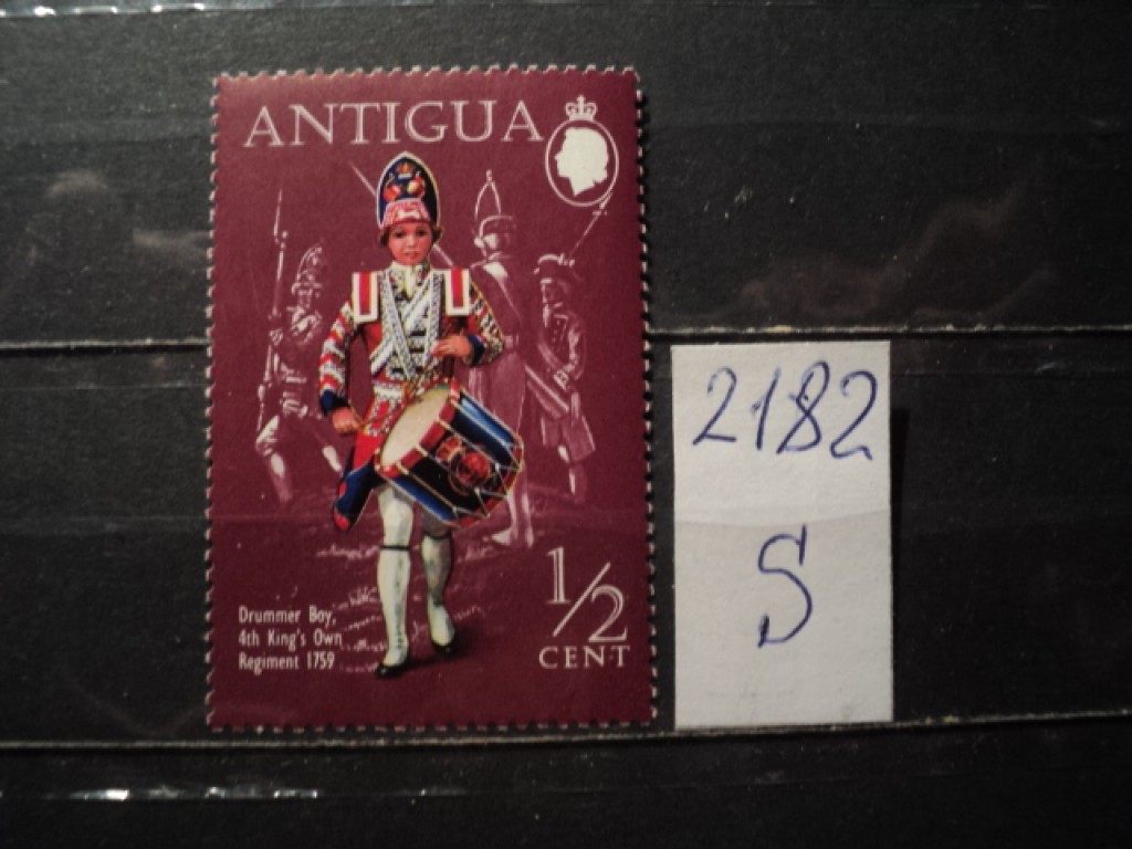 Фото марки Антигуа 1967г **